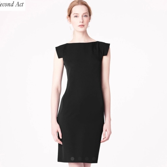 MM Lafleur Dresses & Skirts - MM LaFleur The Sarah Dress Black Minimalist Sheath Size 0 Workwear Career Office